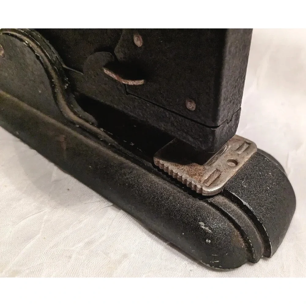 Stapler Art Deco Speed Office Supply Products Desk Accessory Black Old Retro Vtg